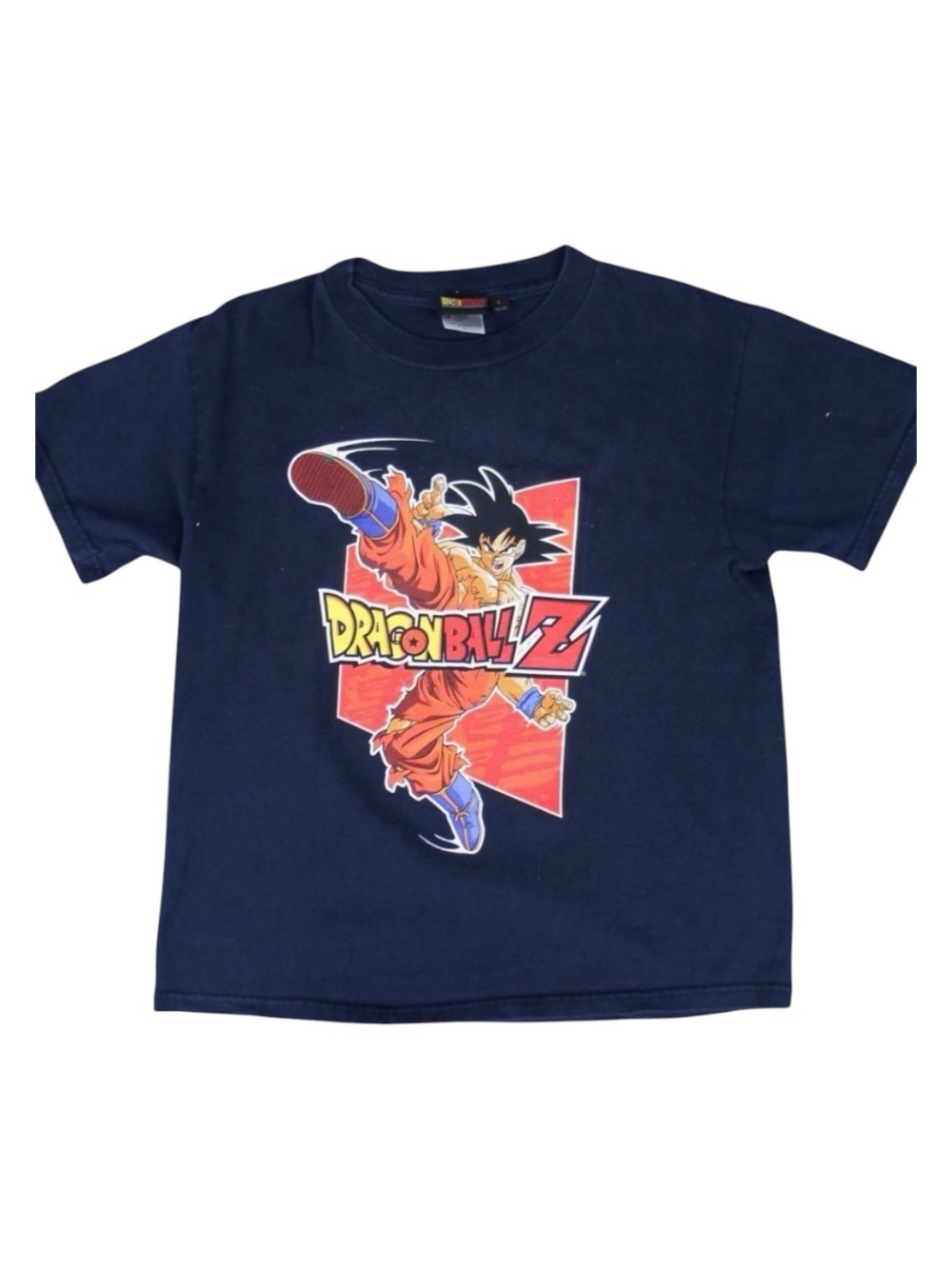 Vintage Dragon Ball Z Goku Graphic‎ Anime T-Shirt Navy Blue Y2K Youth Large